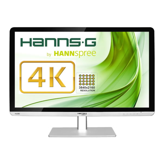 HANNspree HANNS-G HU282PPS User Manual