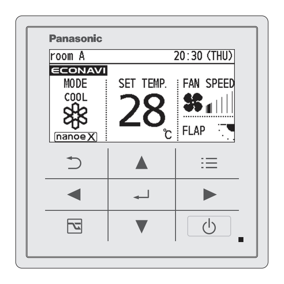 Panasonic CZ-RWRD3 Operating Instructions Manual