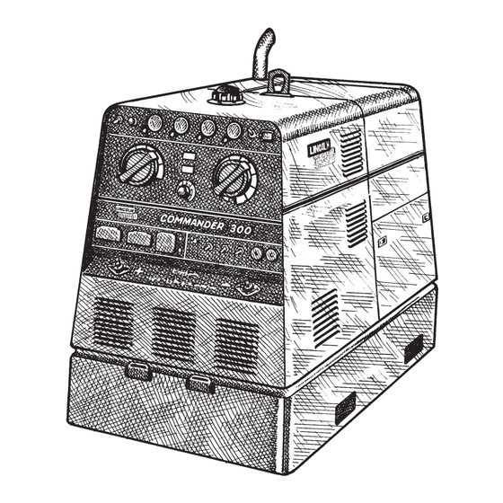Lincoln Electric COMMANDER 300 IM700-D Operator's Manual