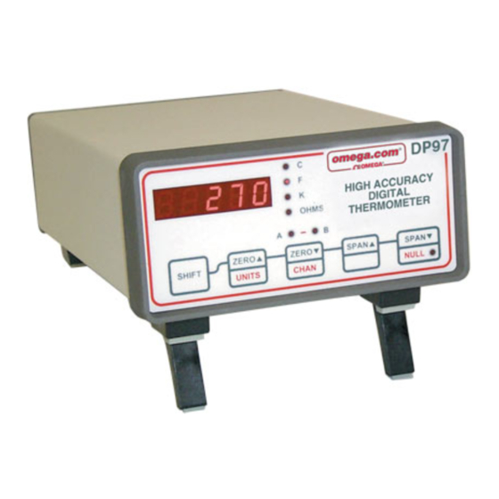 Omega Engineering DP97 User Manual