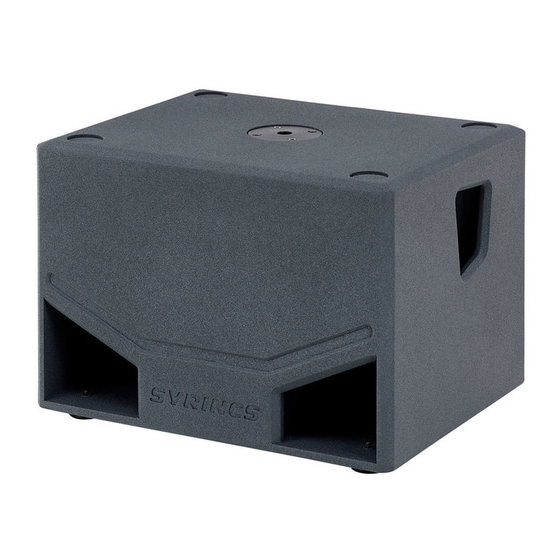 thomann Syrincs S4WA User Manual