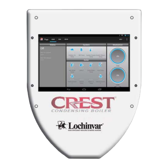Lochinvar SMART TOUCH w/CON-X-US Service Manual