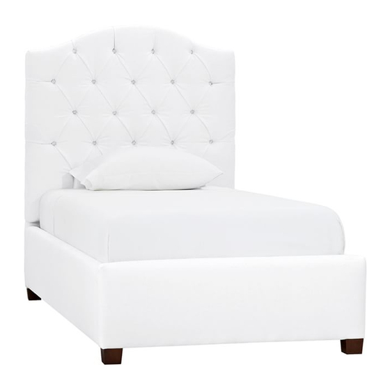 PB TEEN Eliza bed Assembly Instructions