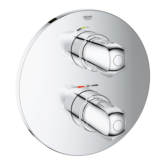 Grohe GROHTHERM 1000 NEW Series Manual