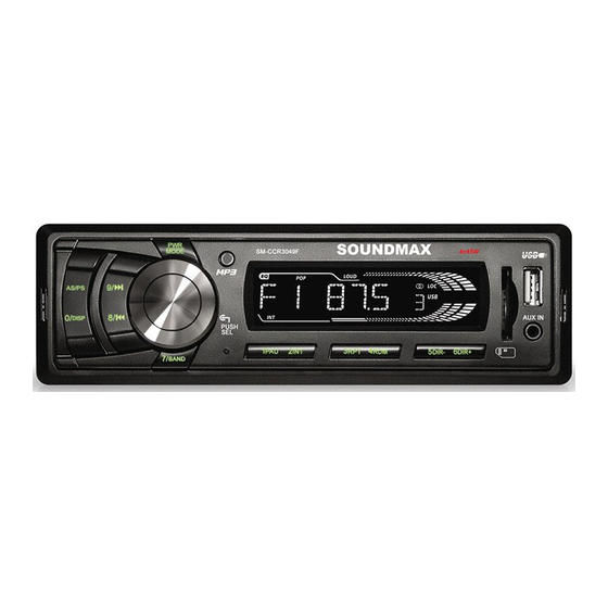 SoundMax SM-CCR3049F Instruction Manual