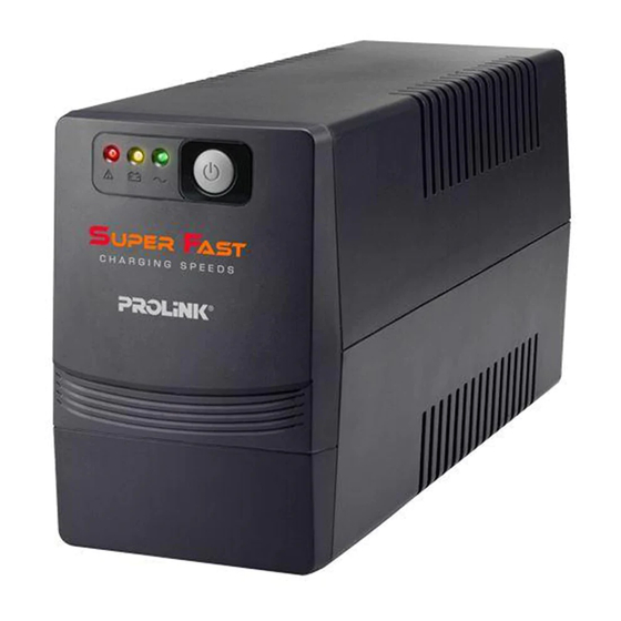 PROLiNK PRO700SFC Quick Start Manual
