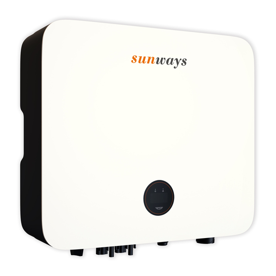 Sunways STS Series Manual