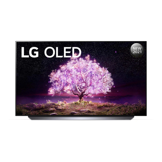 LG OLED55C1PVB.AMQG Smart TV Manuals