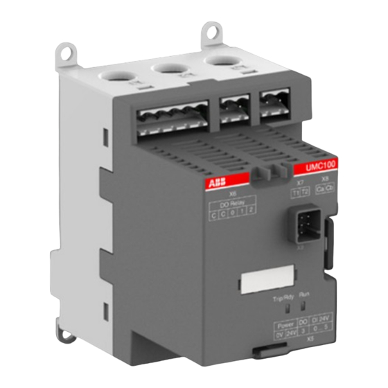 ABB UMC100.3 DC Safety And Installation Instructions