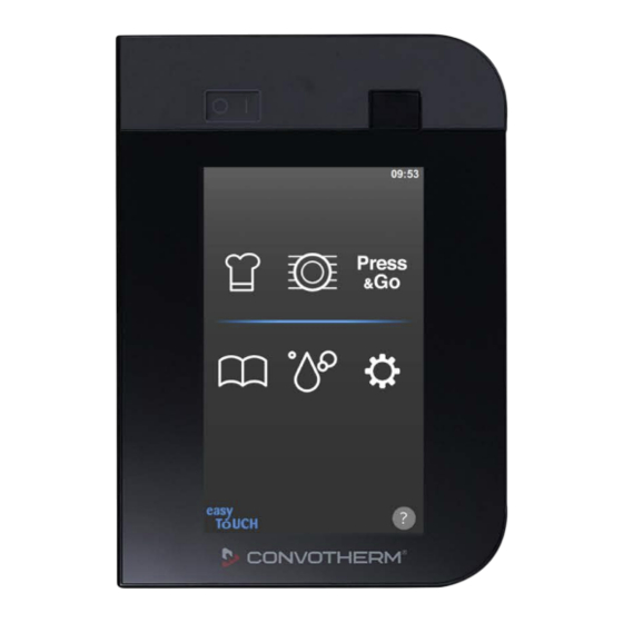 Convotherm maxx pro easyTouch ConvoSense C4 eT 6.10 ES Operating Instructions Manual