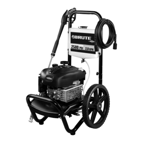 Brute BRUTE 2500 PSI Gas Pressure Washer Manuals