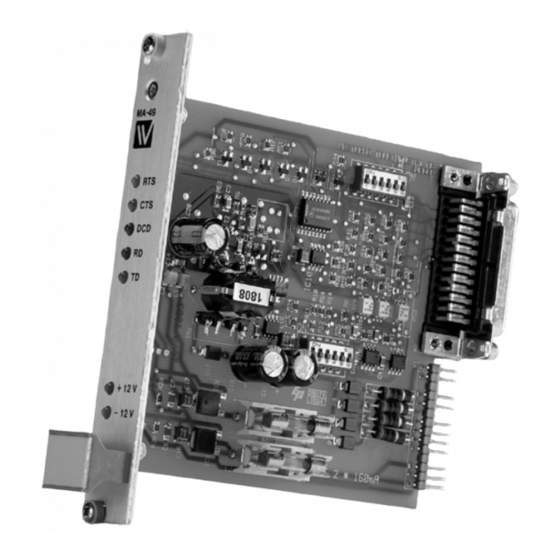 Westermo MA-49 Installation Manual