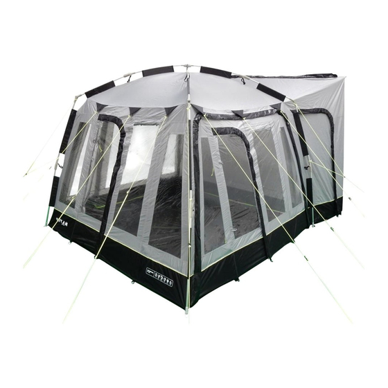 Khyam MOTORDOME RV HUB Pitching & Striking Instructions