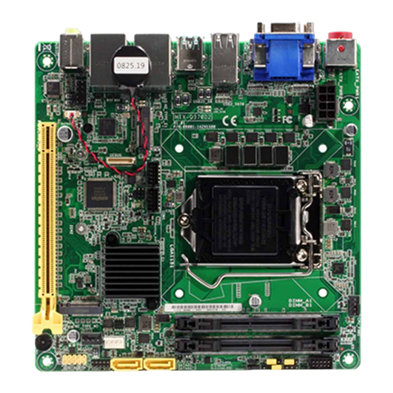 Aaeon MIX-Q370D2 Manual