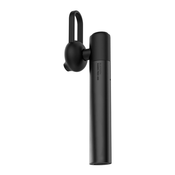 VORAGO BTE-400 Quick Manual
