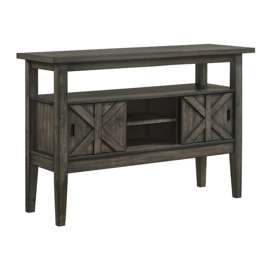New Classic Furniture D1902-30 Assembly Instructions
