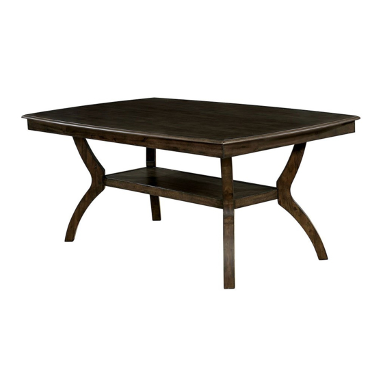 Furniture of America CM3023T Assembly Instructions Manual