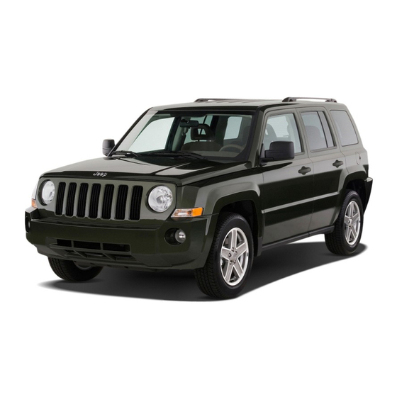 Jeep Patriot Overview Manual