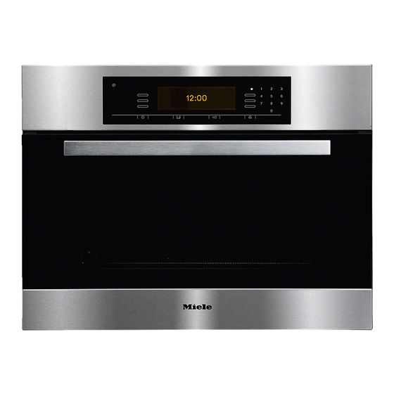 Miele DG 5070 Operating And Installation Instructions