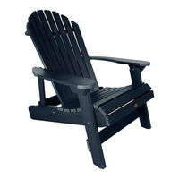 Highwood King Hamilton Folding & Reclining Adirondack Chair Assembly Manual