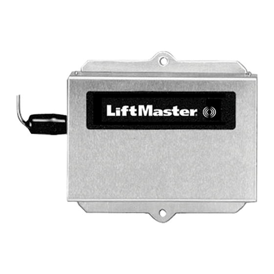 Chamberlain LiftMaster 312HMC Quick Start Manual