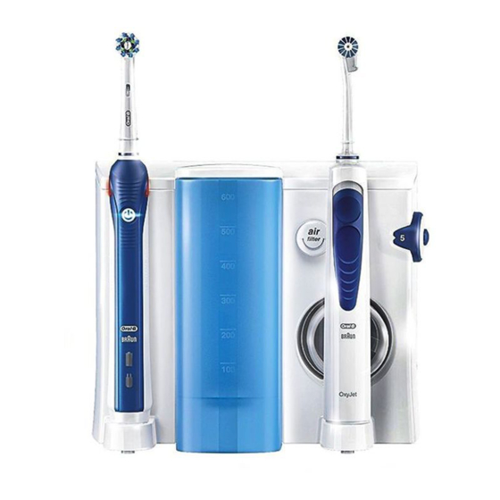 Braun Oral-B OXYJET+ 3000 Manual