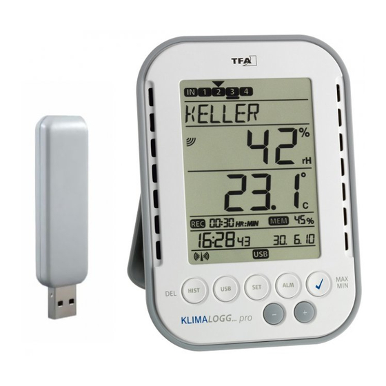 TFA KlimaLogg Pro Pavouk DTHL Manual
