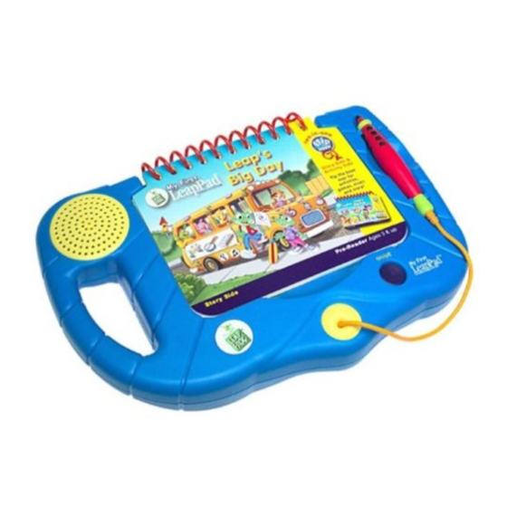 LeapFrog My First LeapPad Learning System Parent Manual & Instructions