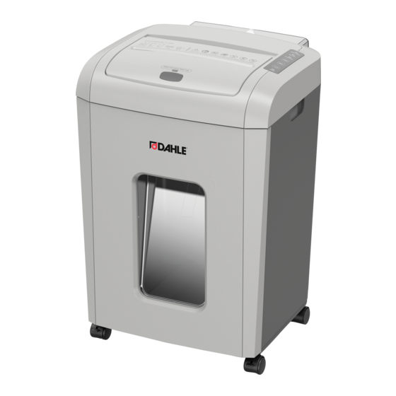 Dahle ShredMATIC 35150 Manual