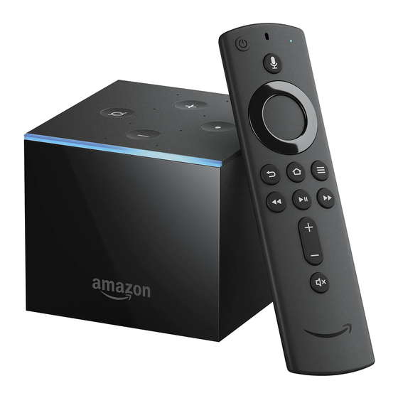 Amazon Fire TV Cube Quick Start Manual