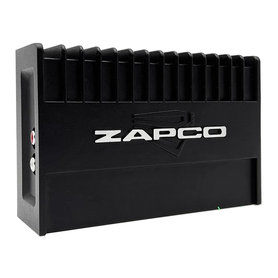 zapco ST-A Series Owner's Manual