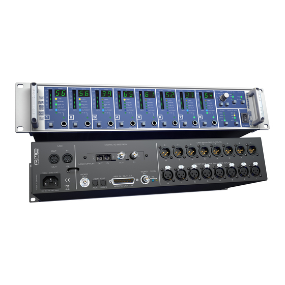RME Audio Micstasy Specification
