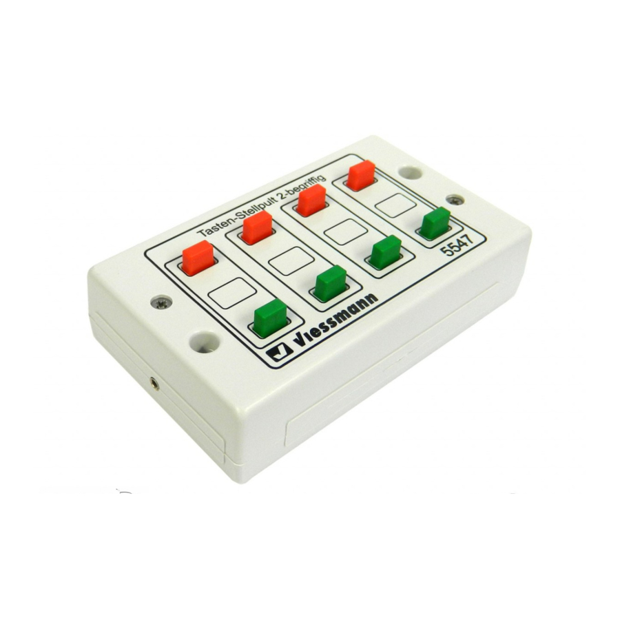 Viessmann 5547 Operation Manual