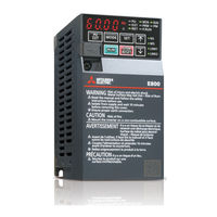 Mitsubishi Electric FR-E800 Instruction Manual