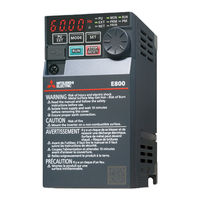 Mitsubishi Electric FR-E800 Instruction Manual