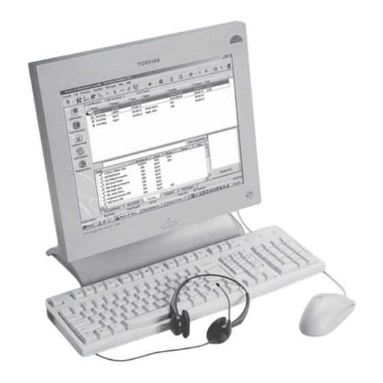 Toshiba Strata CTX Attendant Console Quick Reference Manual