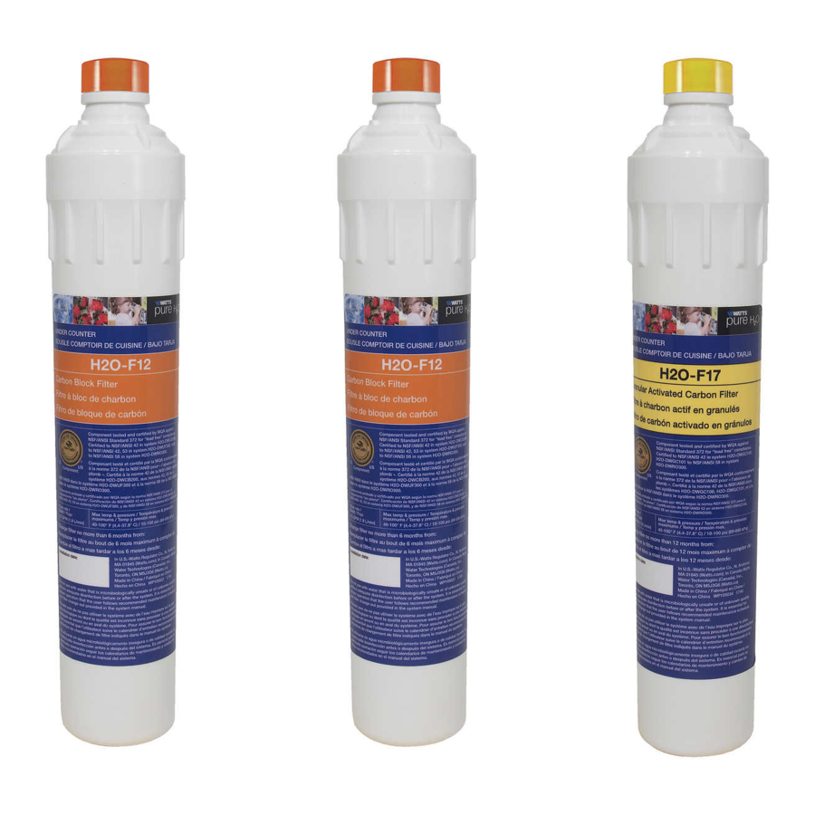 Pure H2O H2O-F12 Replacement Instructions Manual