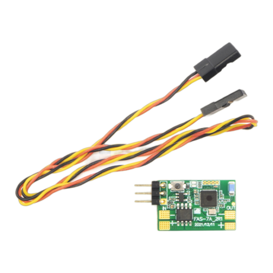 FrSky FAS7 ADV Lite Instruction Manual