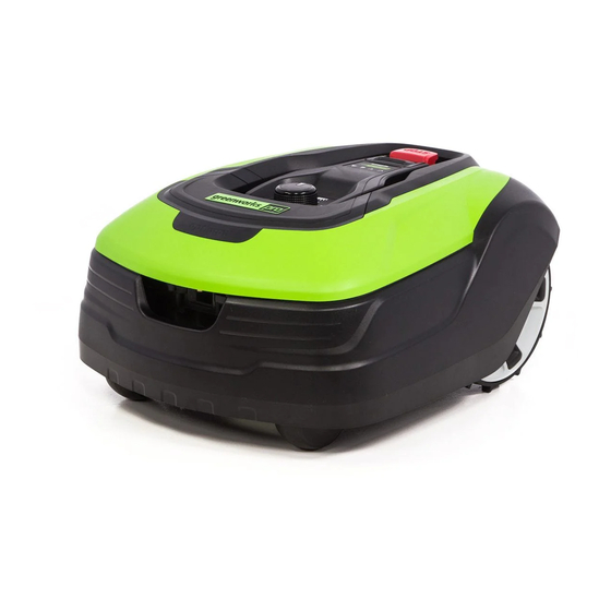 GreenWorks PRO Optimow 25 Service Manual