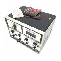 Sencore CB42 Operation And Maintenance Manual