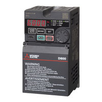Mitsubishi Electric FR-D800 Instruction Manual