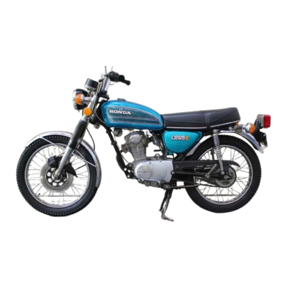 Honda CL100 Shop Manual