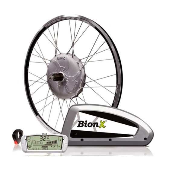 BionX D-Series Electric Bike Kit Manuals