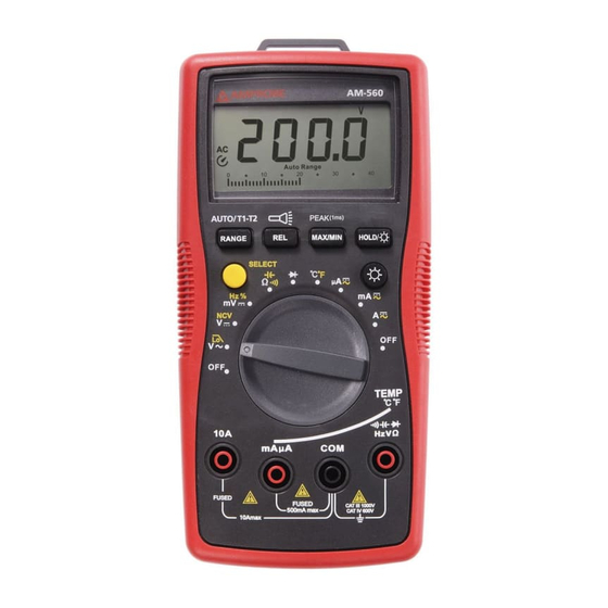 Amprobe AM-560 User Manual
