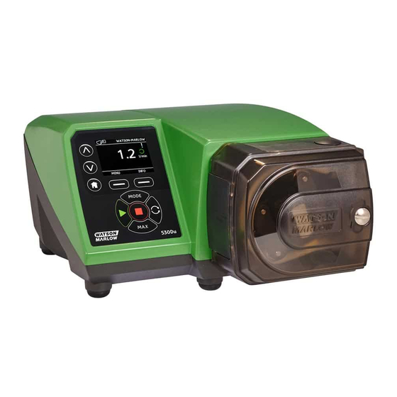Watson Marlow Pumps 530 Series Installation, Operating And Maintenance Manual