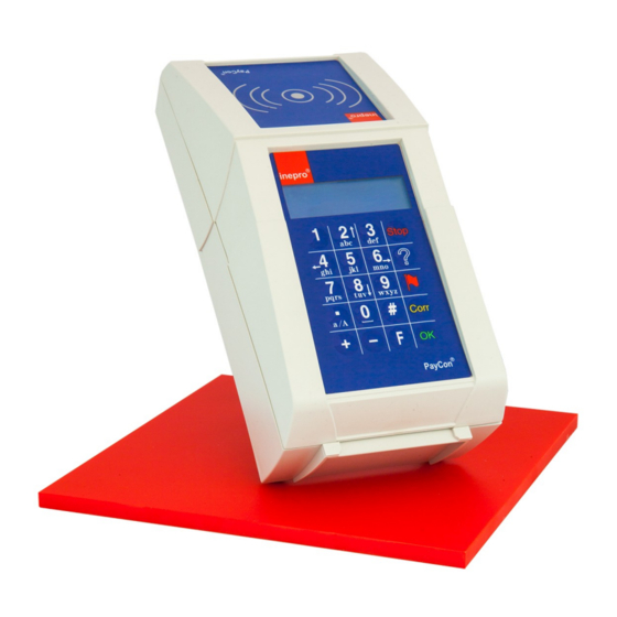 Inepro PayCon II Technical Manual