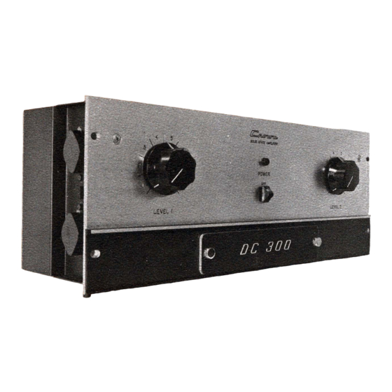 Crown DC 300 Specifications
