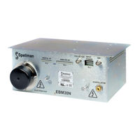 Spellman EBM30N/TEG Installation And User Manual