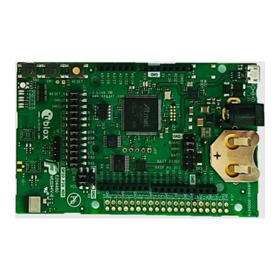 Ublox EVK-ANNA-B112 Quick Start
