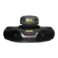 Panasonic RXED90 - RADIO CASSETTE W/CD Operating Instructions Manual
